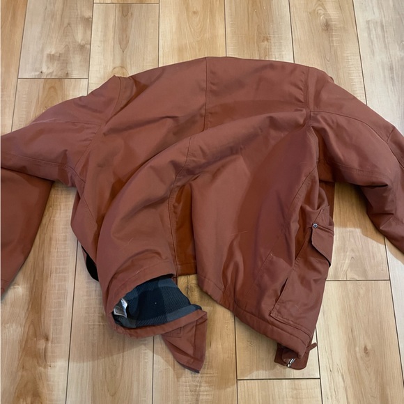 XL Columbia fleece lined brown utility jacket. EUC - Picture 4 of 4